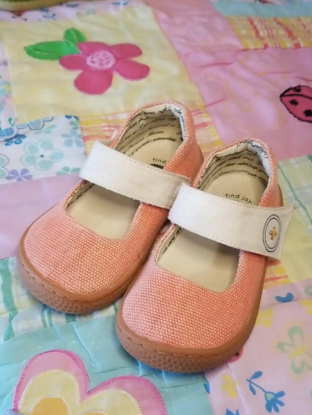 Livie & Luca Peach Carta II Mary Jane  Size 5